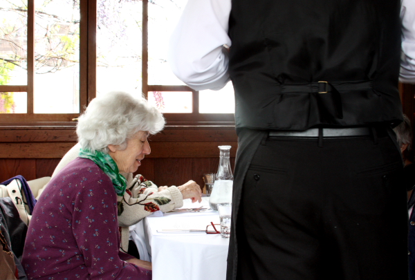 waiting tables getting bad service getting good service