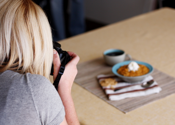 student food photography