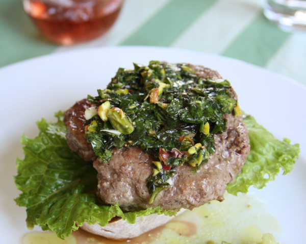 lamb burger horizontal ground lamb burger