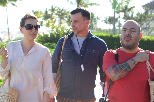 lucy michael matt food blog camp attendees cancun