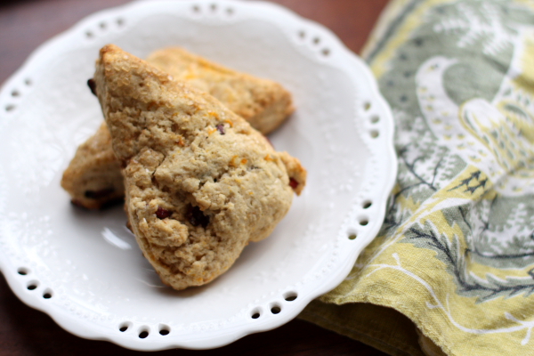 cranberry and orange scone