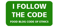 Food Blog Code of Ethics
