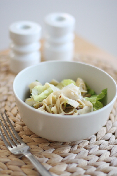 leek butter lettuce pasta butter lettuce turkey sausage pasta