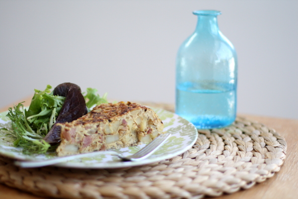 spanish tortilla recipe plated Egg and potato Frittata recipe