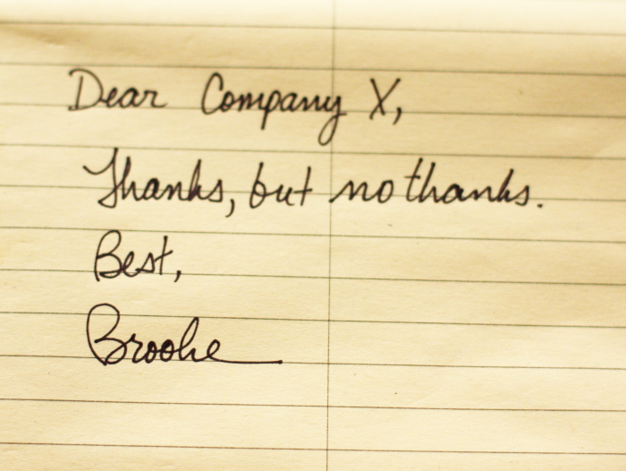dear company X